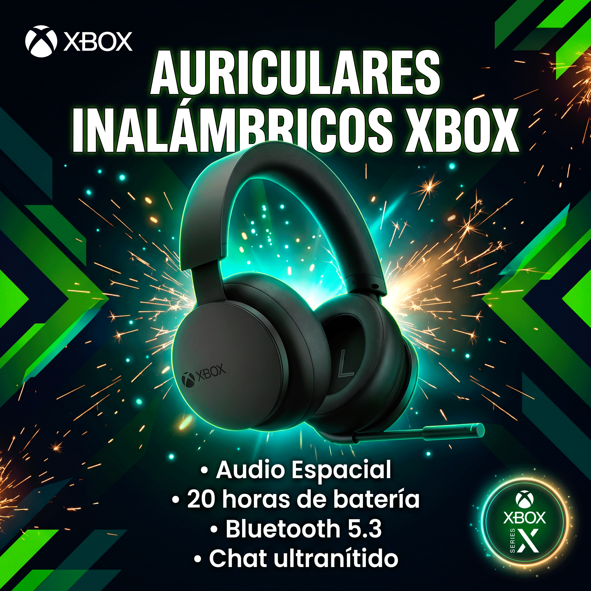 Audífonos Inalámbricos Xbox Pro