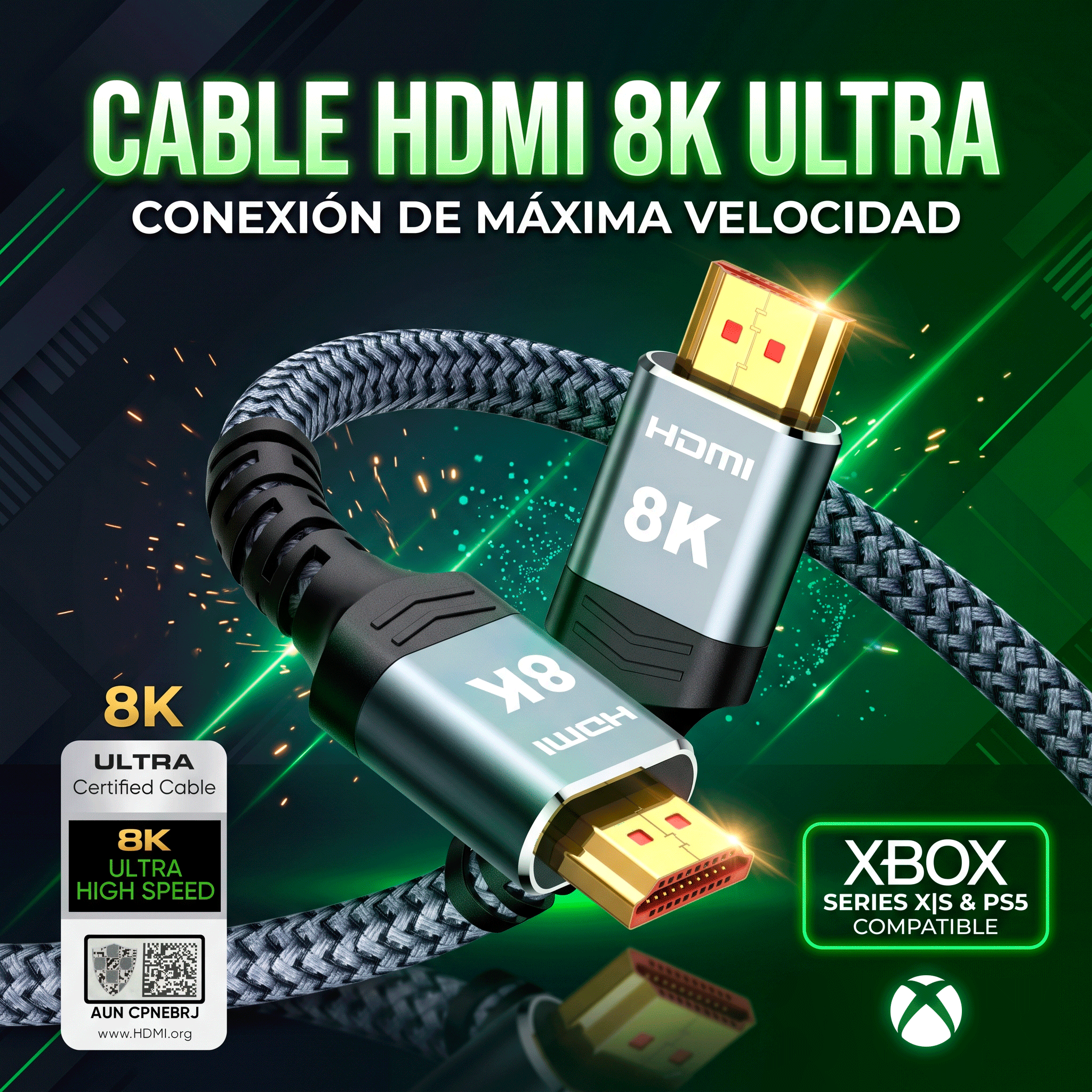 Cable HDMI 2.1 8K Highwings