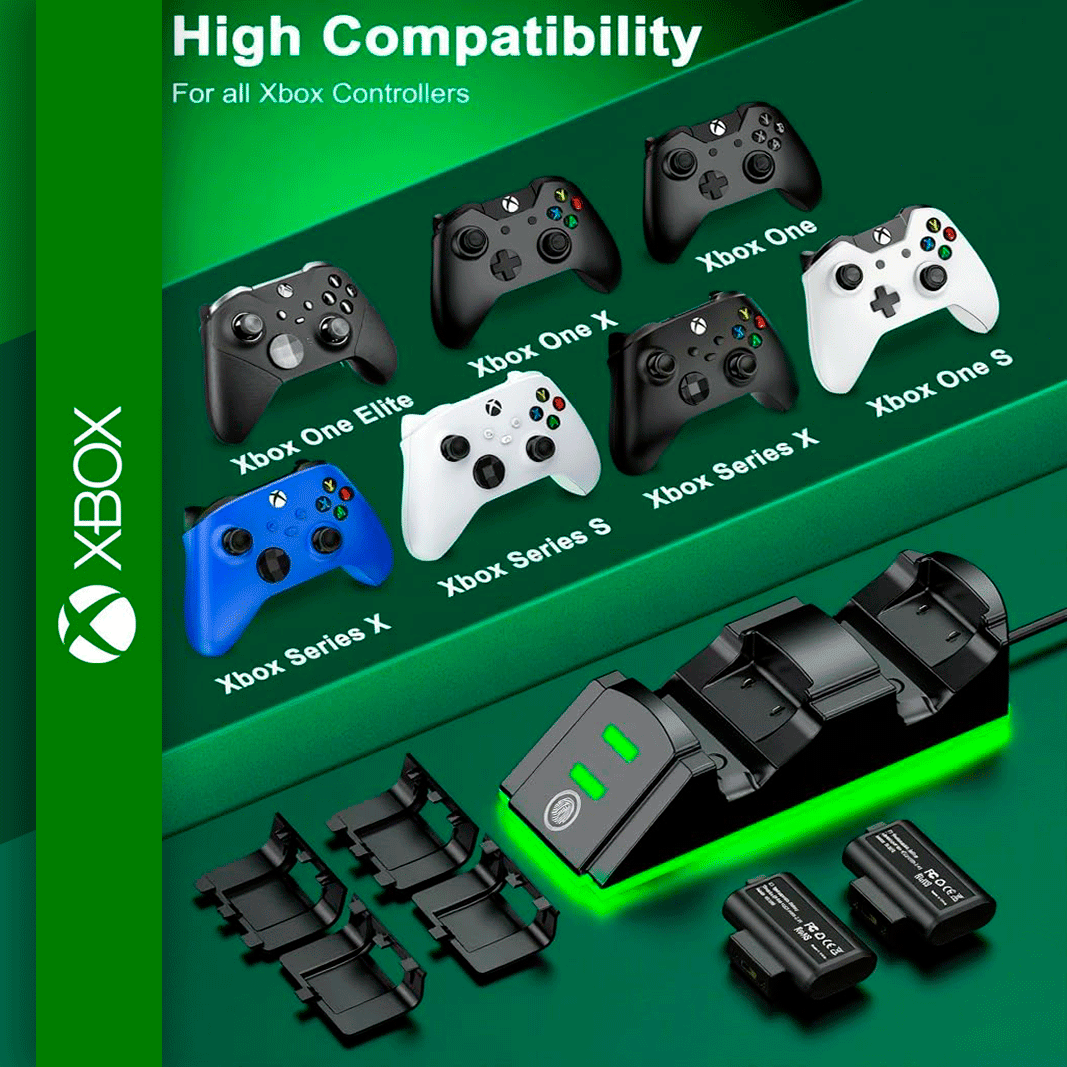 Estación de Carga Dual Xbox